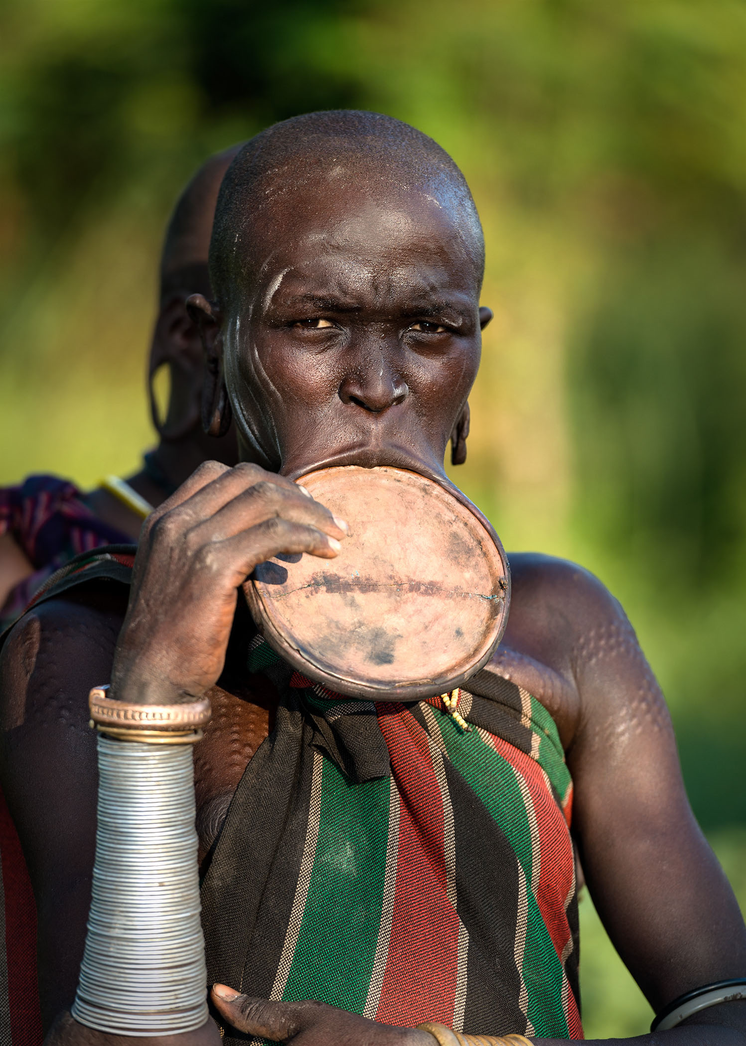 The Mursi tribe, Omo Valley, Ethiopia.