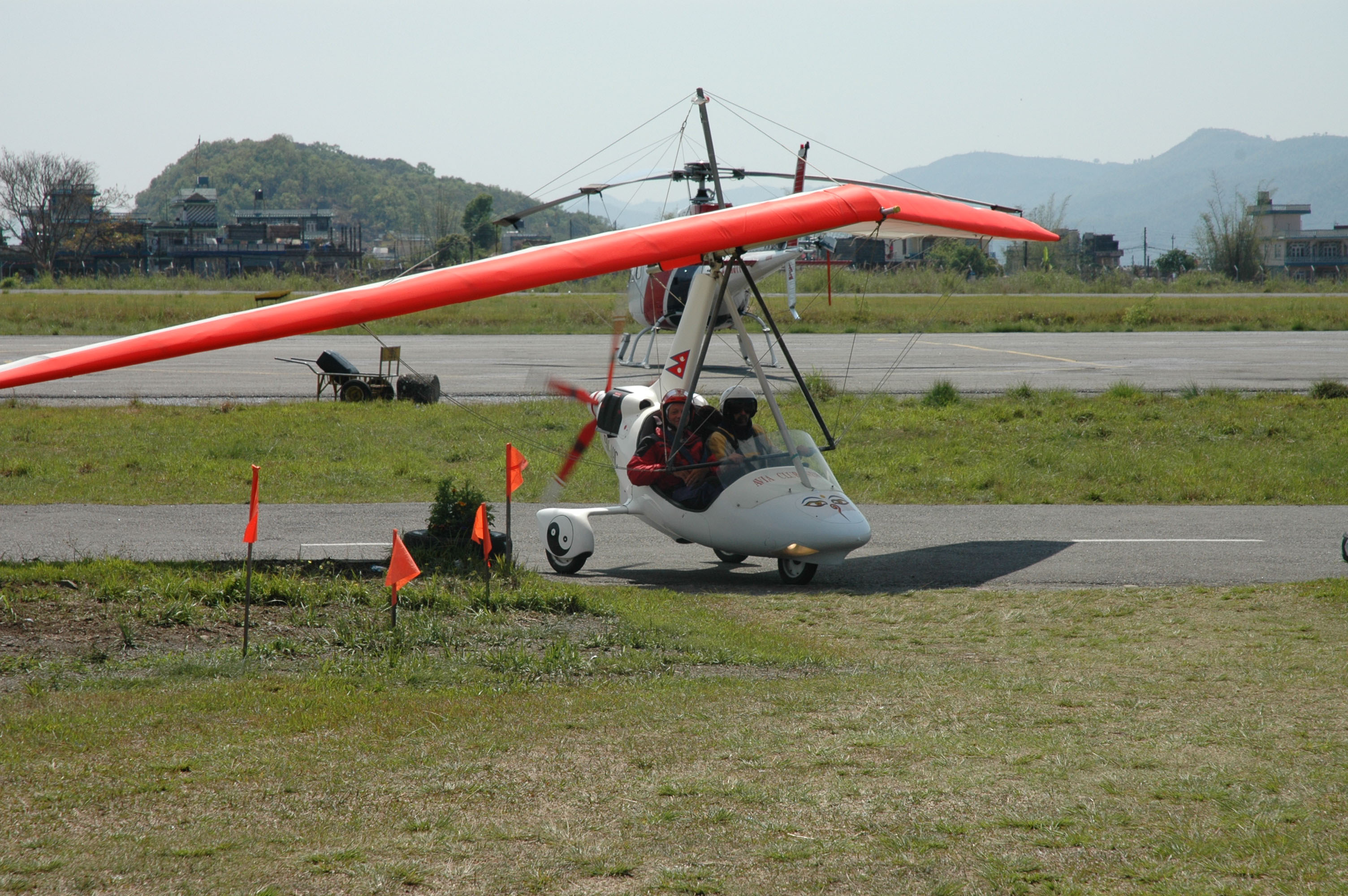 Microlight Flight over Annapurna Range, Nepal.