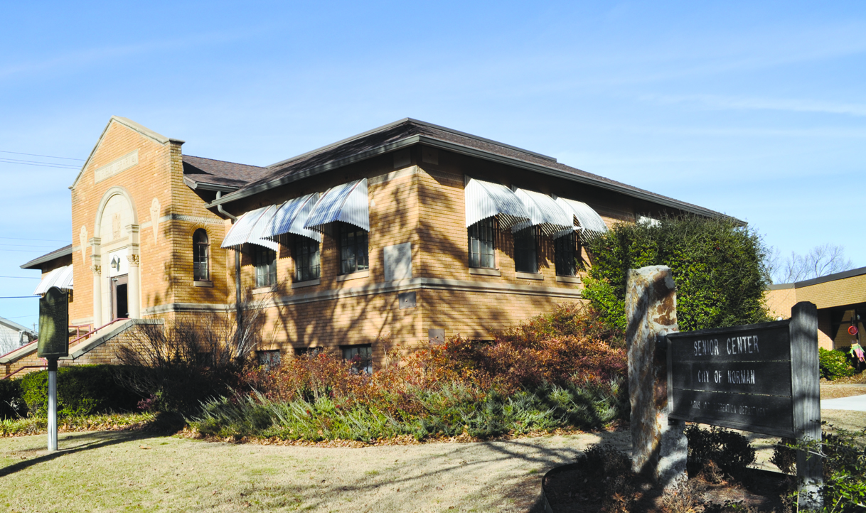 Norman’s current 8,000-square-foot Senior Center is housed in the city’s first library built in 1929.