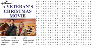 WORD SEARCH – A VETERAN’S CHRISTMAS MOVIE