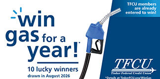TFCU IS GIVING AWAY GAS FOR A YEAR TO 10 WINNERS